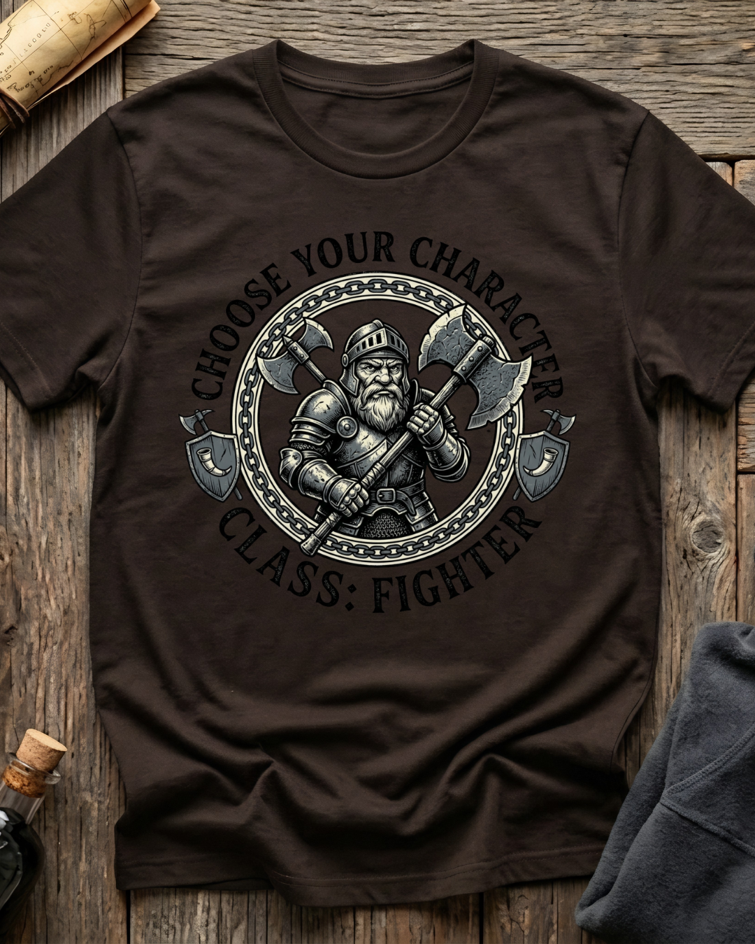 Choose Your Character Class: Fighter T-Shirt