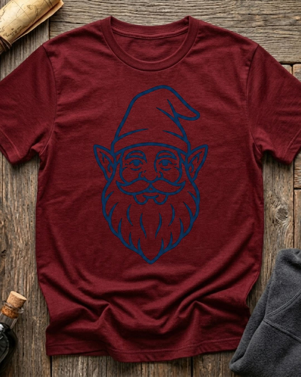Minimalistic Gnome Head T-Shirt