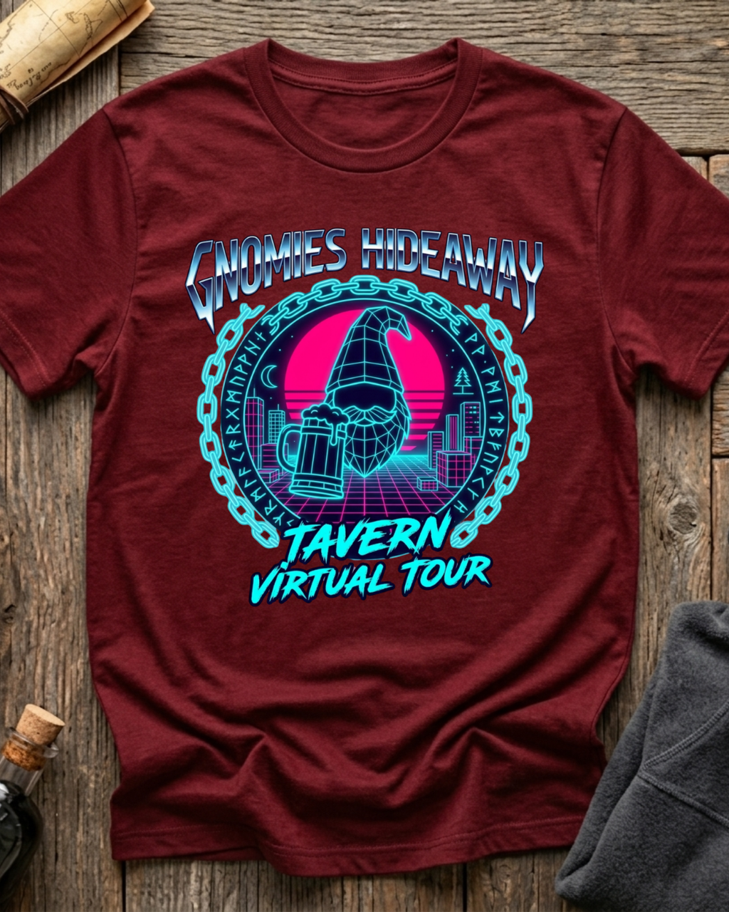 Gnomies Hideaway Tavern Virtual Tour T-Shirt