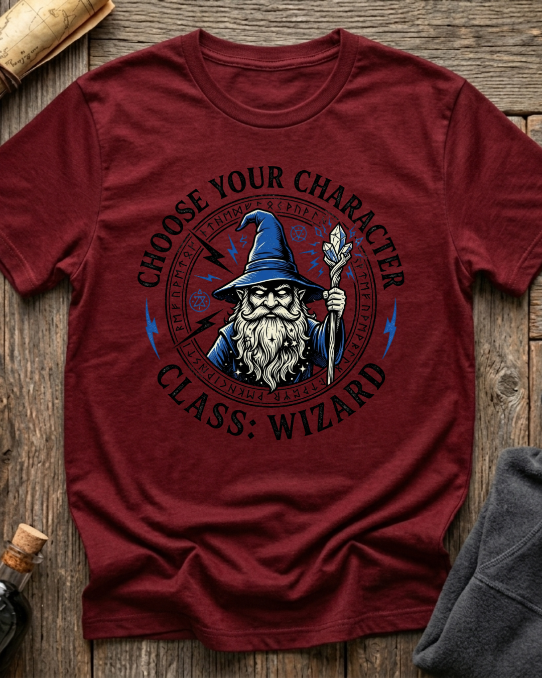 Choose Your Character Class: Wizard T-Shirt