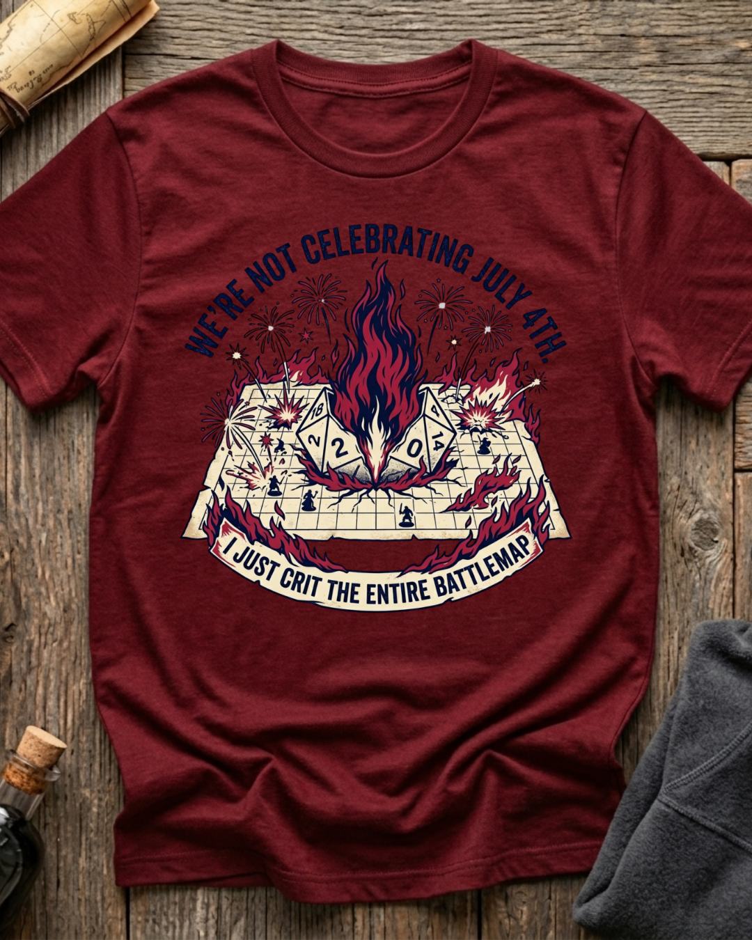 I Just Crit The Entire Battlemap T-Shirt