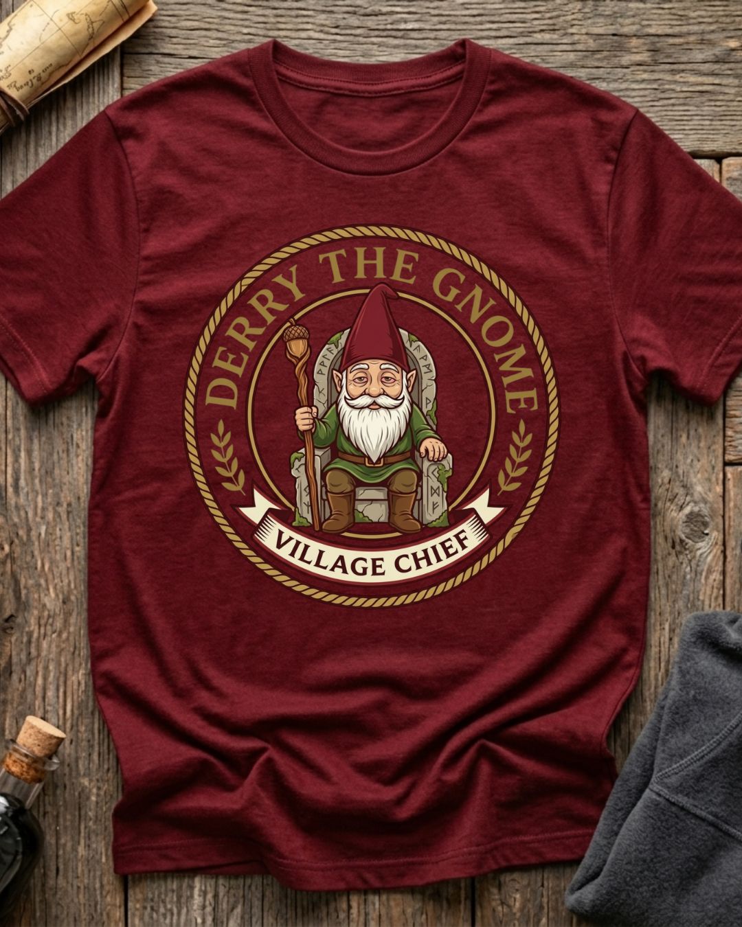 Derry The Gnome Village Chief T-Shirt