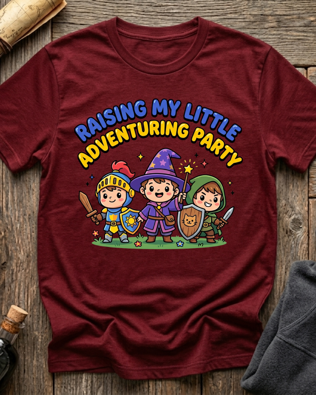 Raising My Little Adventuring Party T-Shirt