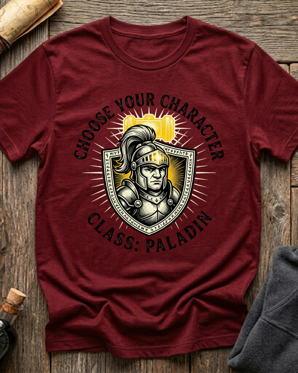Choose Your Character Class: Paladin T-Shirt