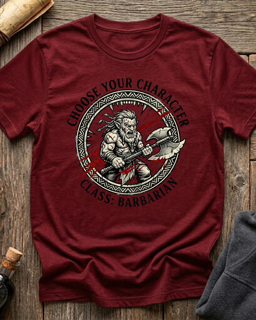 Choose Your Character Class: Barbarian T-Shirt
