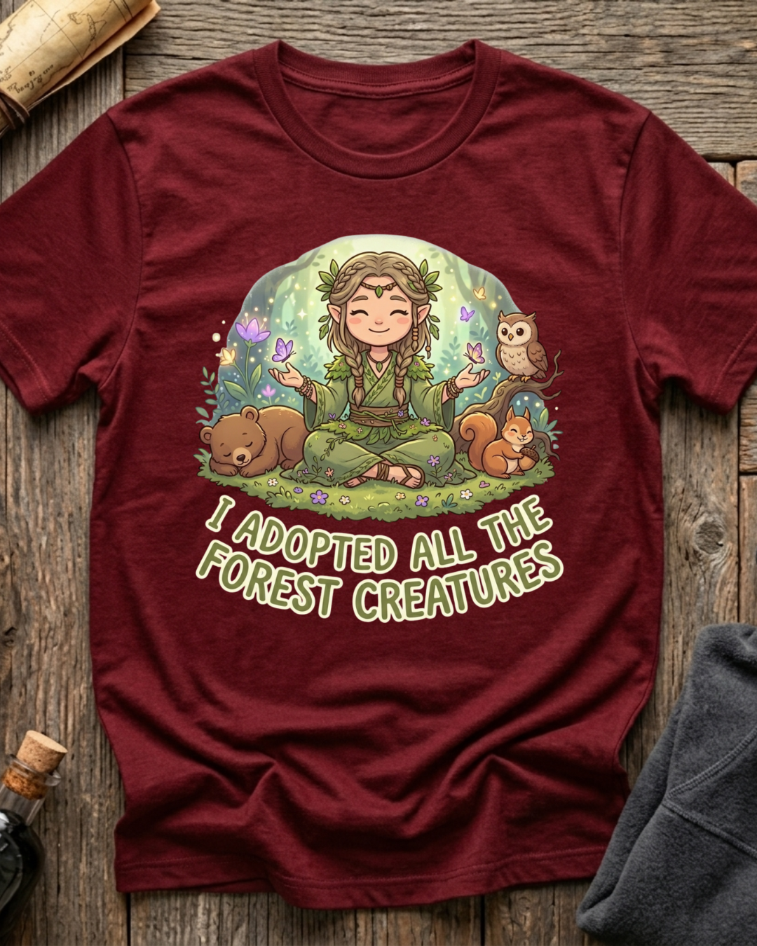 Druid Forest Creatures T-Shirt