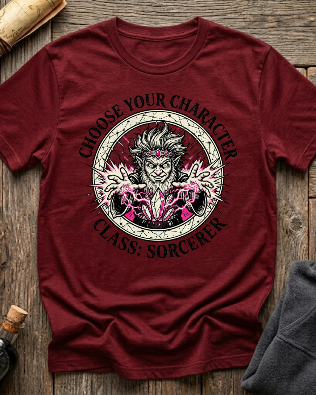 Choose Your Character Class: Sorcerer T-Shirt