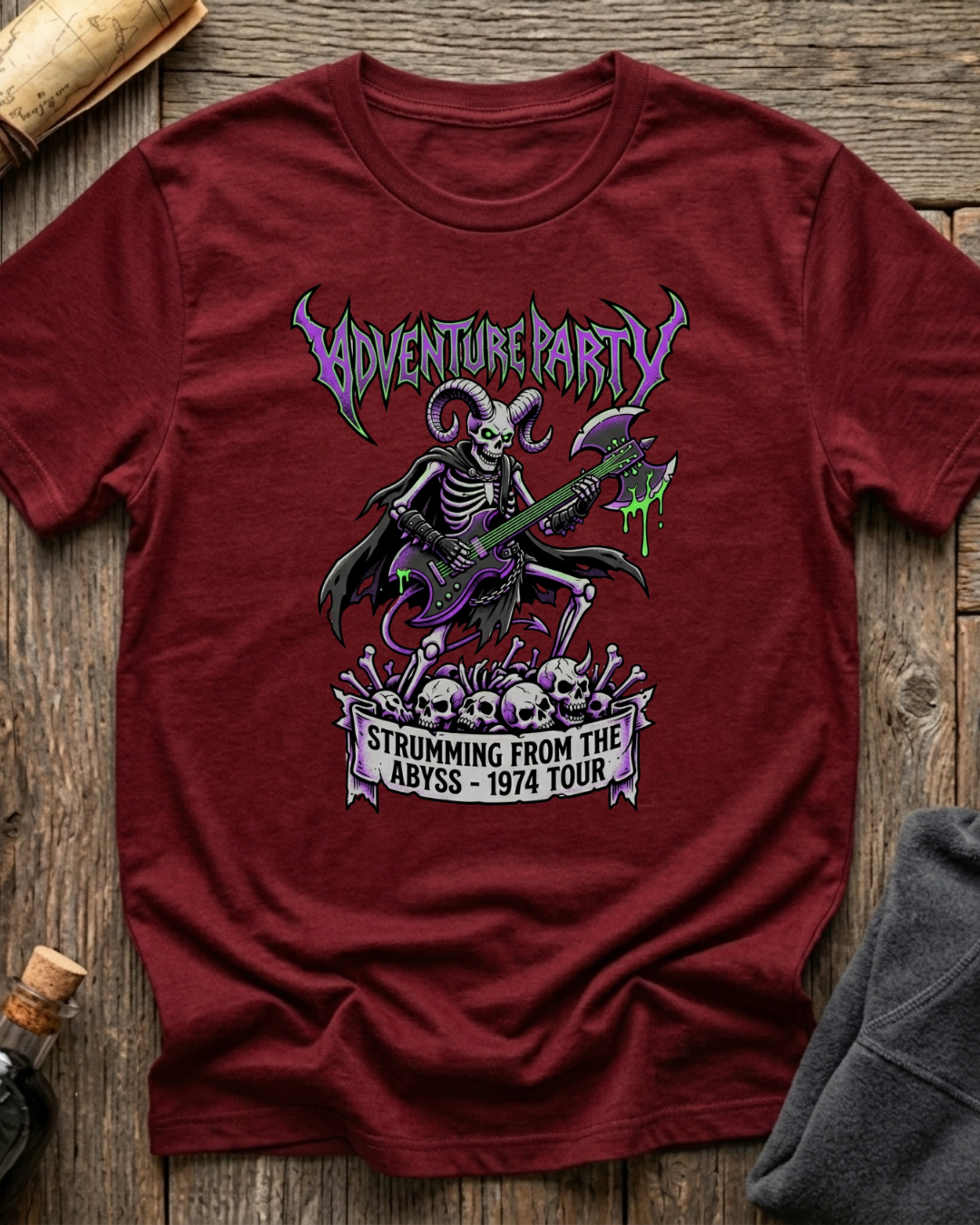 Adventuring Party - Strumming from the Abyss T-Shirt