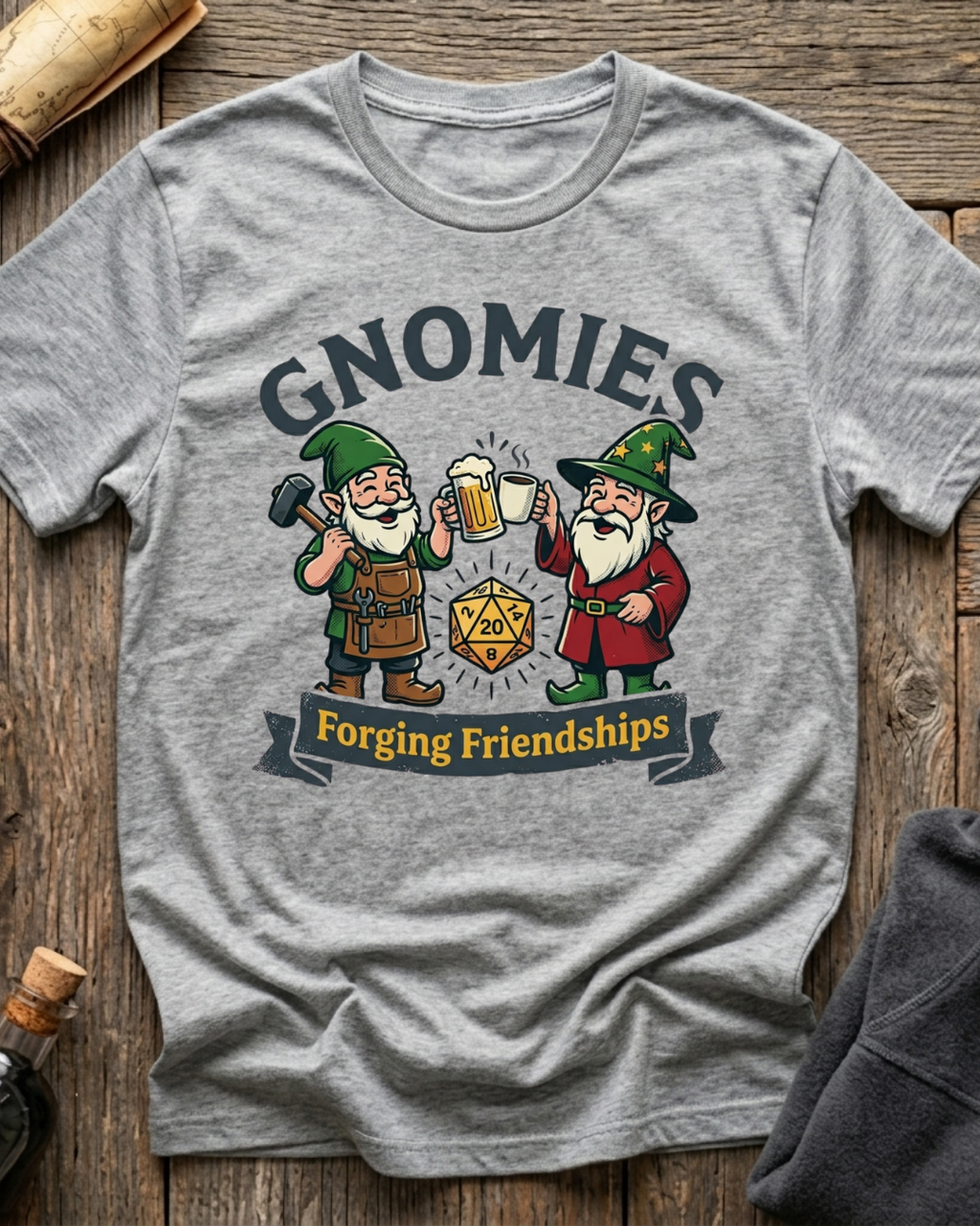 Gnomies Forging Friendships T-Shirt