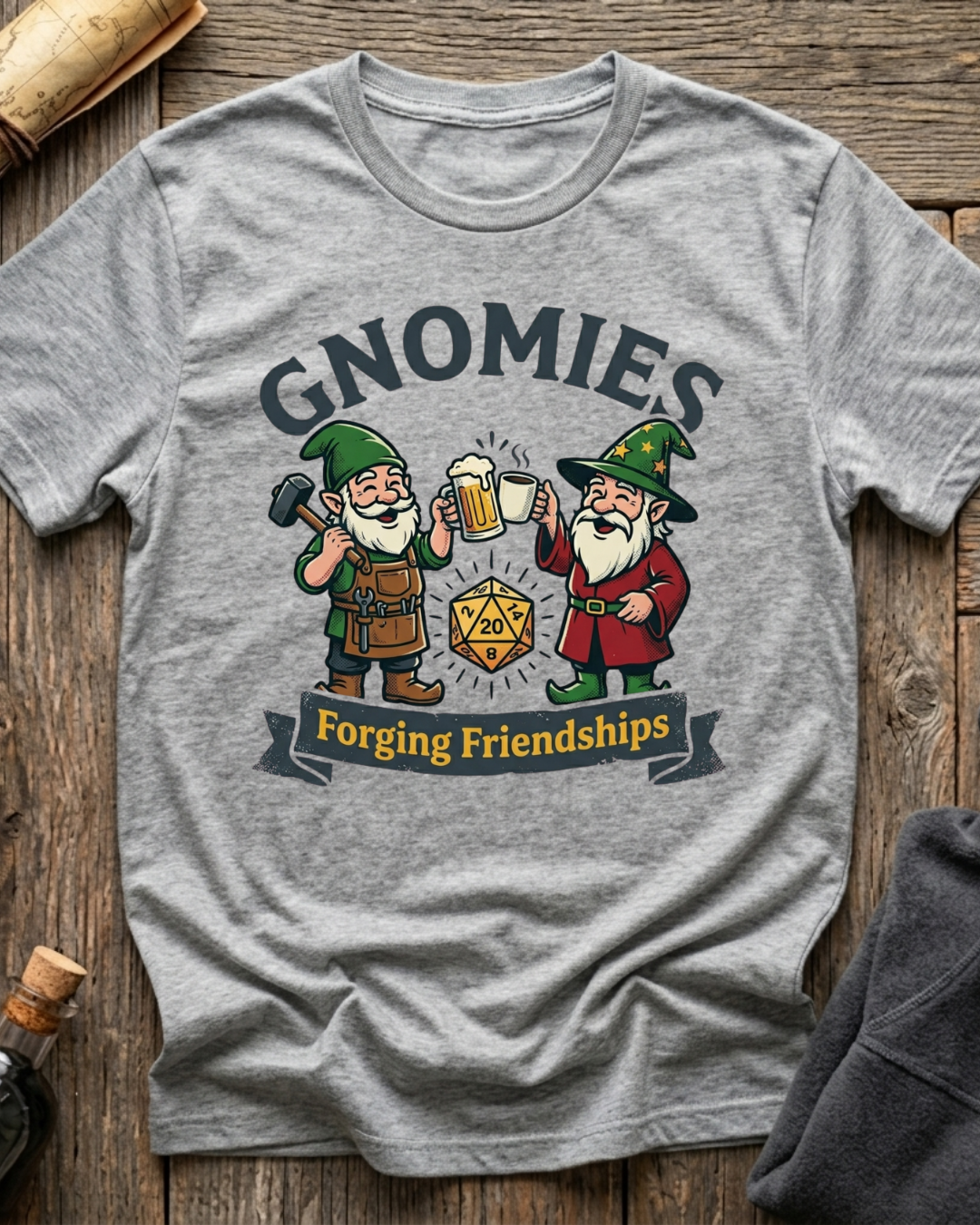 Gnomies Forging Friendships T-Shirt