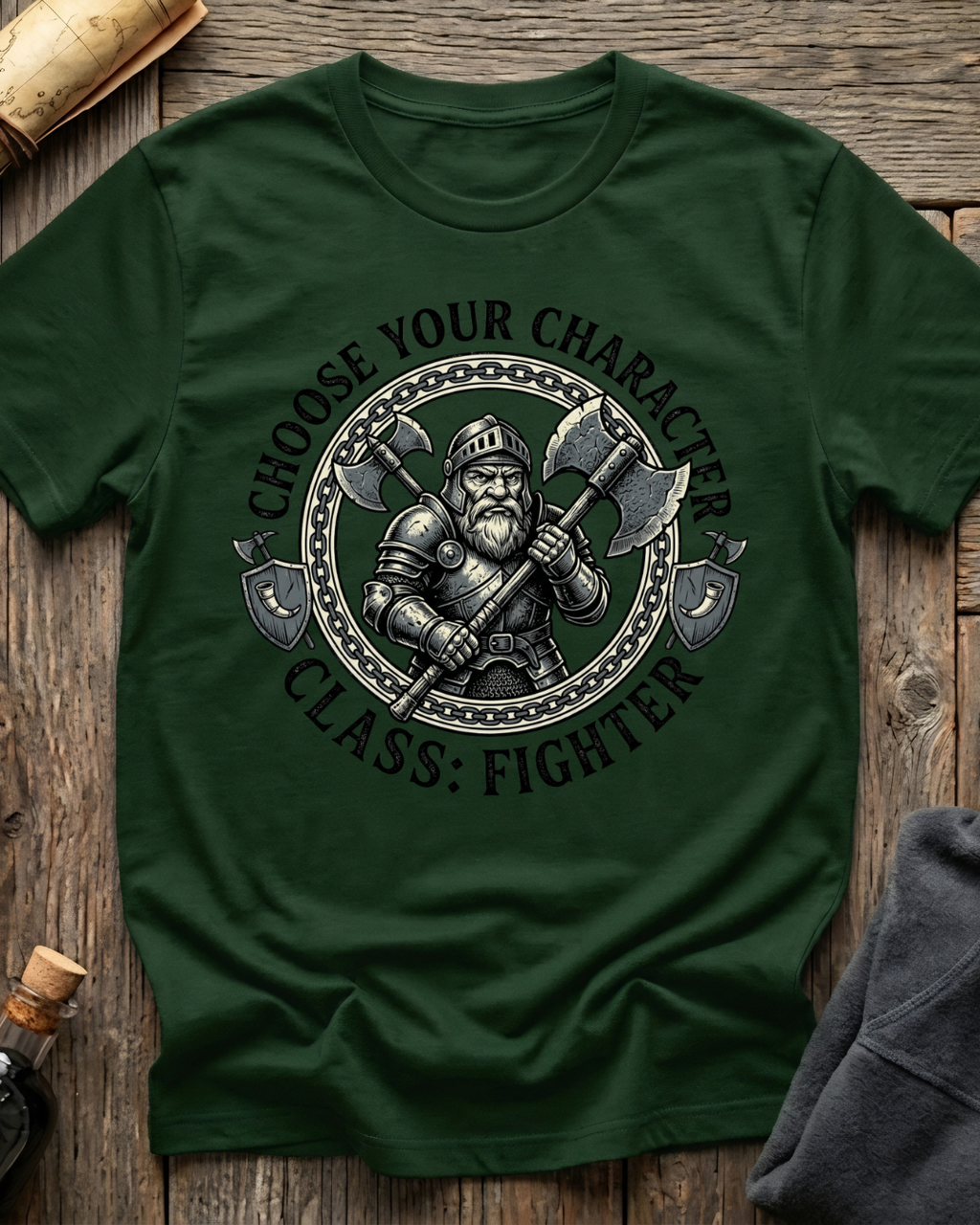 Choose Your Character Class: Fighter T-Shirt