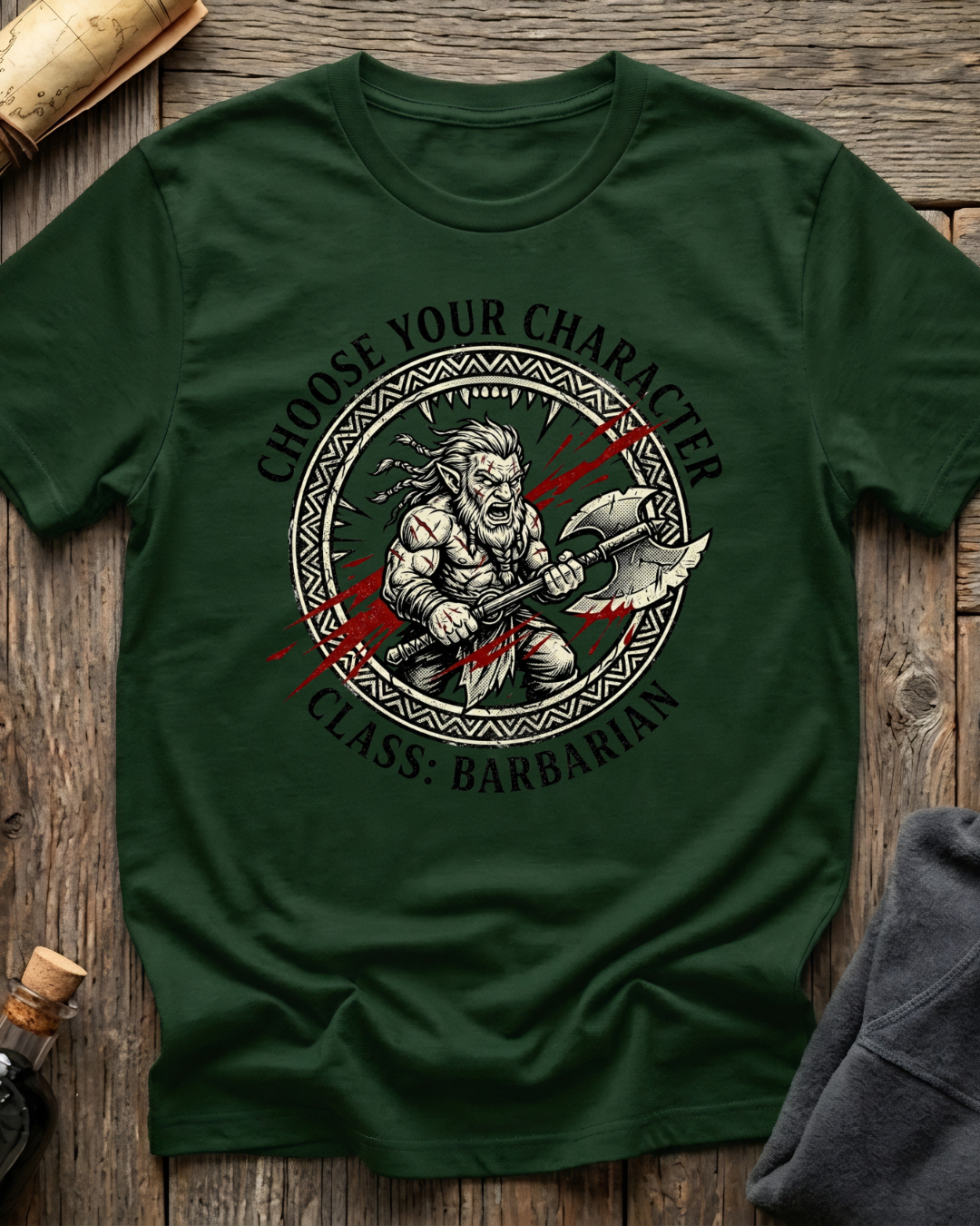 Choose Your Character Class: Barbarian T-Shirt