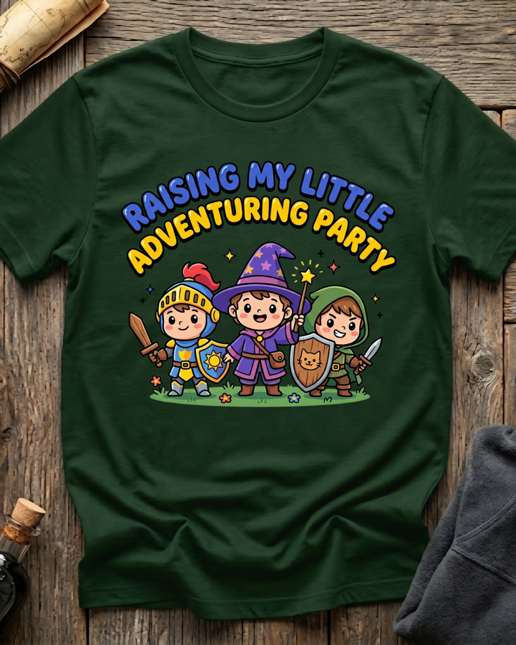Raising My Little Adventuring Party T-Shirt