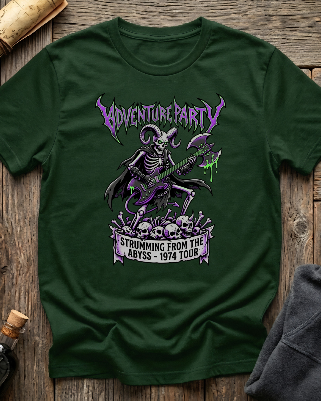 Adventuring Party - Strumming from the Abyss T-Shirt
