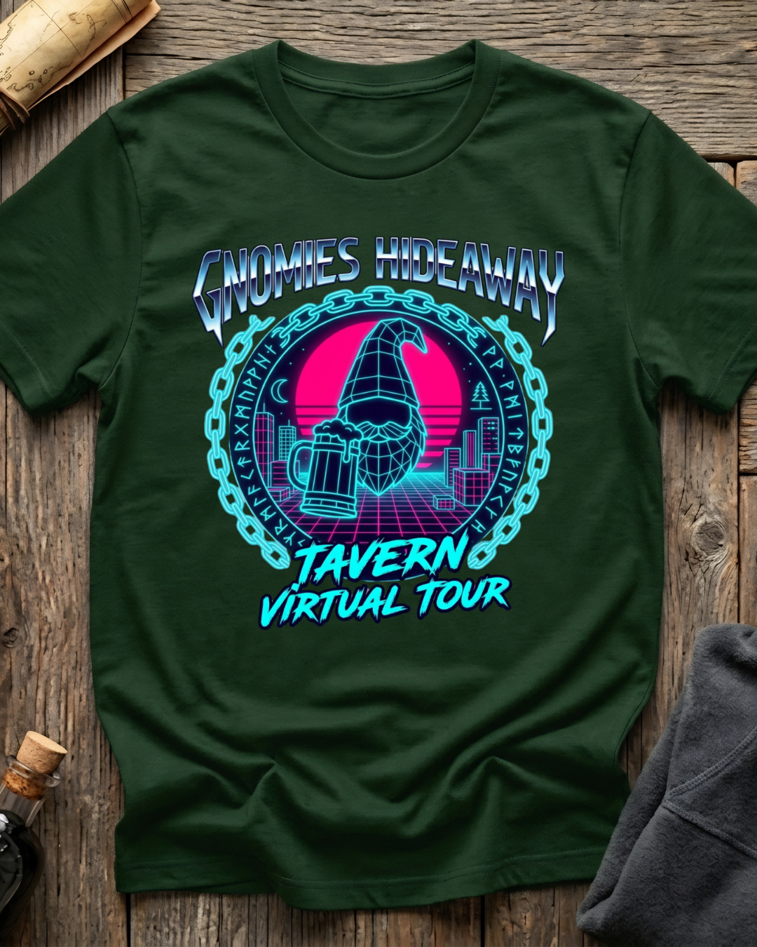Gnomies Hideaway Tavern Virtual Tour T-Shirt