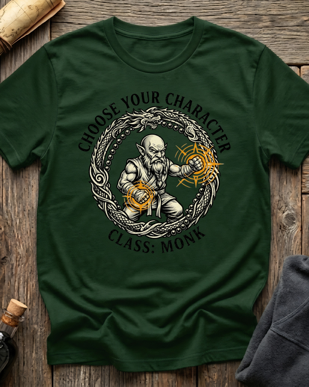 Choose Your Character Class: Monk T-Shirt