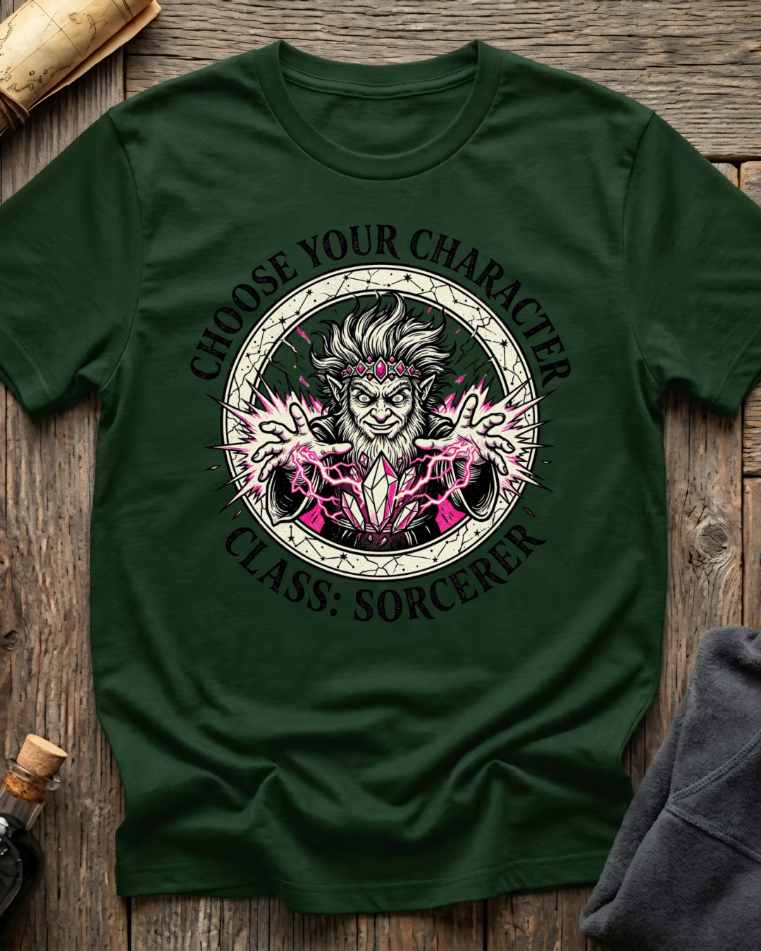 Choose Your Character Class: Sorcerer T-Shirt