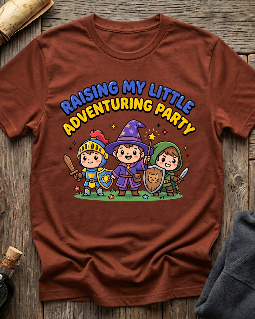 Raising My Little Adventuring Party T-Shirt