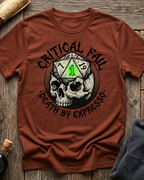 Critical Fail - Death by Espresso T-Shirt