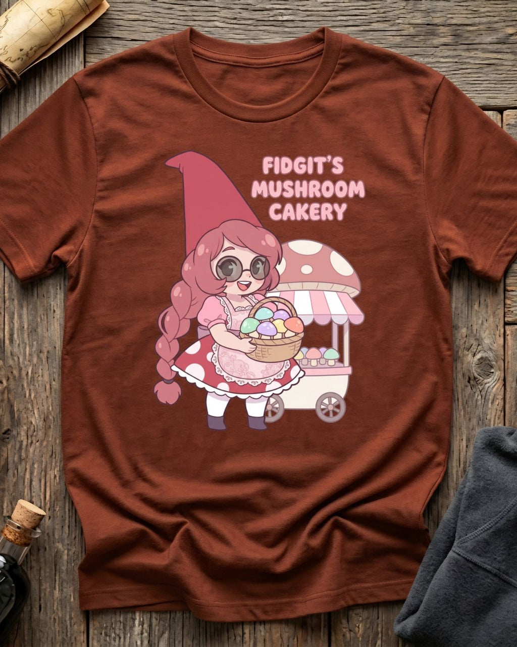Fidgit's Mushroom Cakery T-Shirt