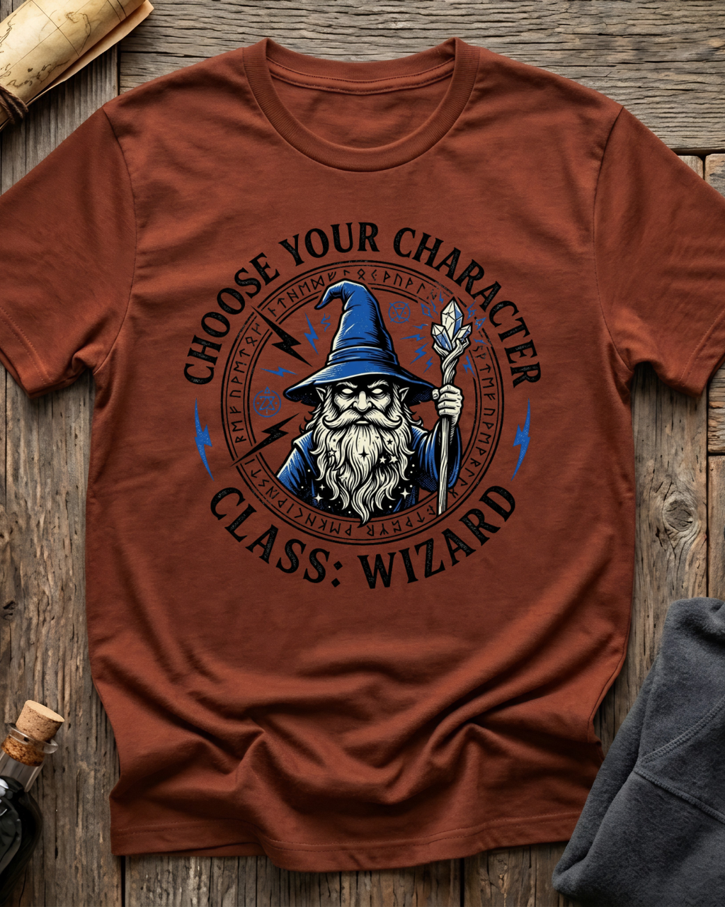 Choose Your Character Class: Wizard T-Shirt