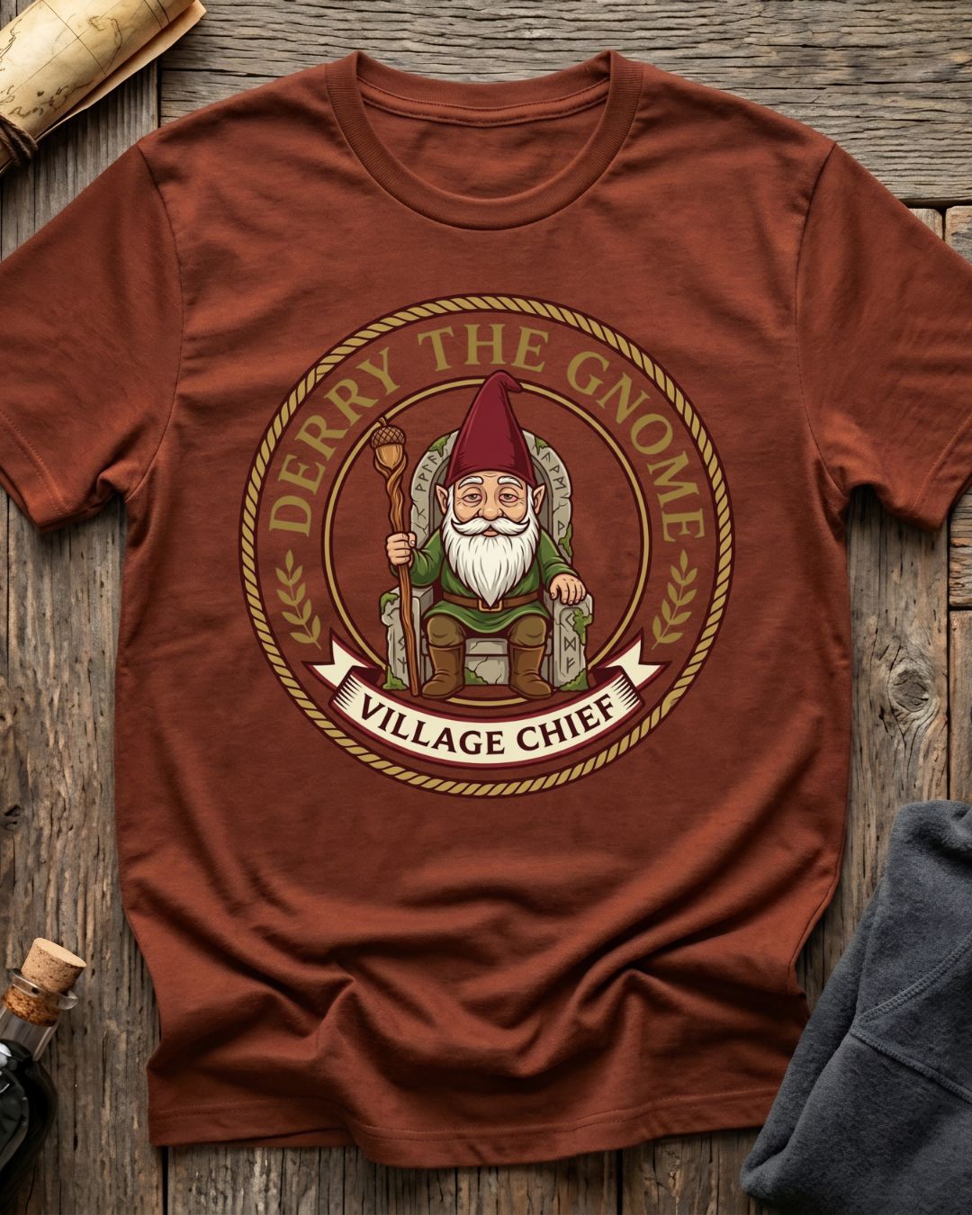 Derry The Gnome Village Chief T-Shirt