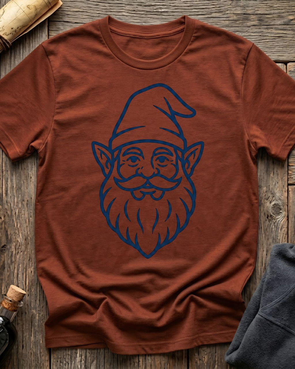 Minimalistic Gnome Head T-Shirt