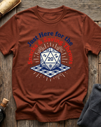Just Here For The Snacks & Saving Throws T-Shirt