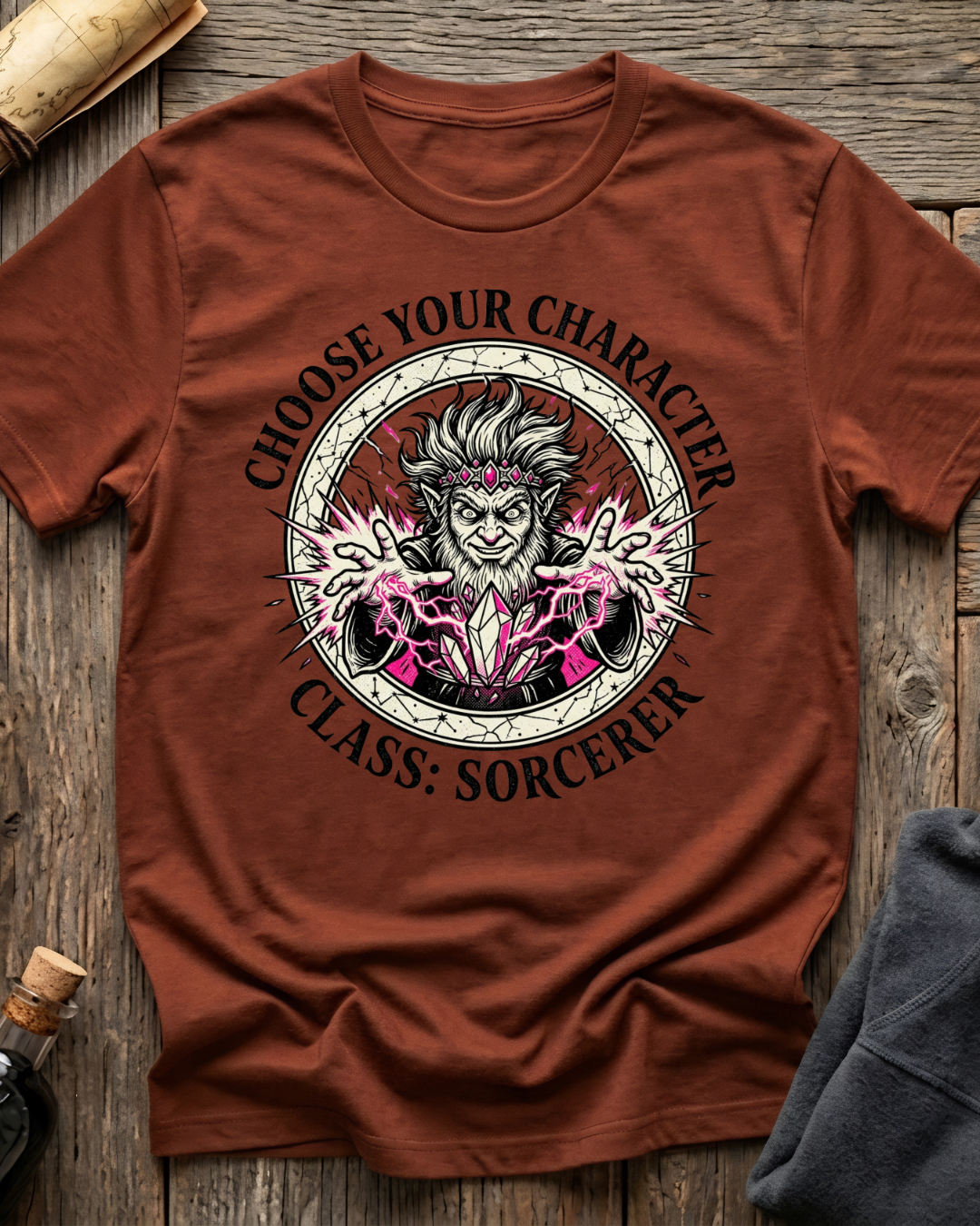 Choose Your Character Class: Sorcerer T-Shirt