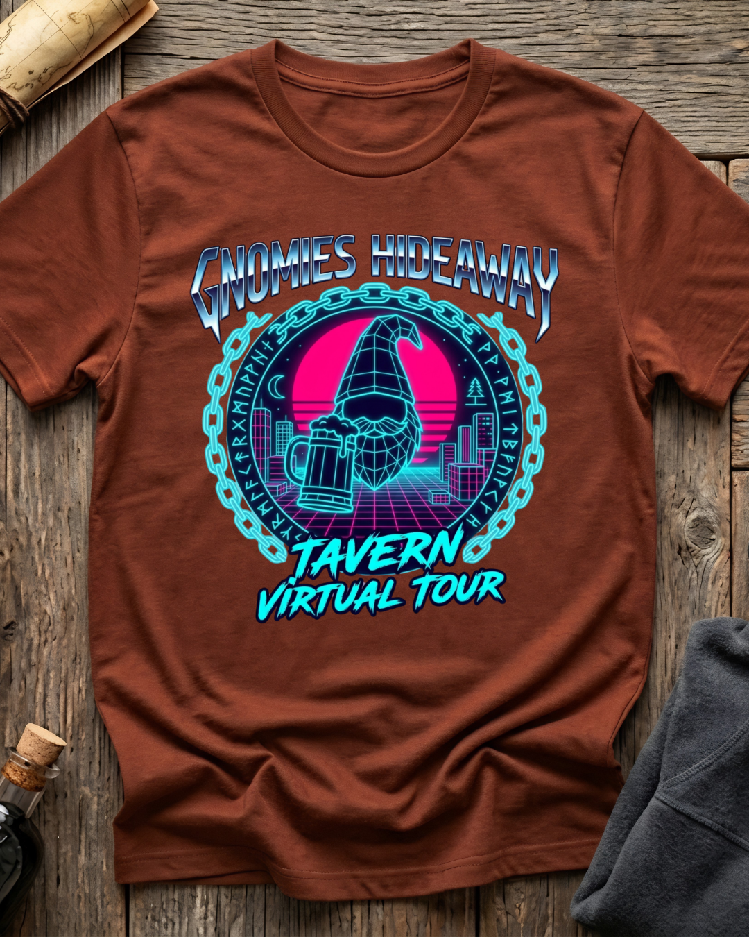 Gnomies Hideaway Tavern Virtual Tour T-Shirt