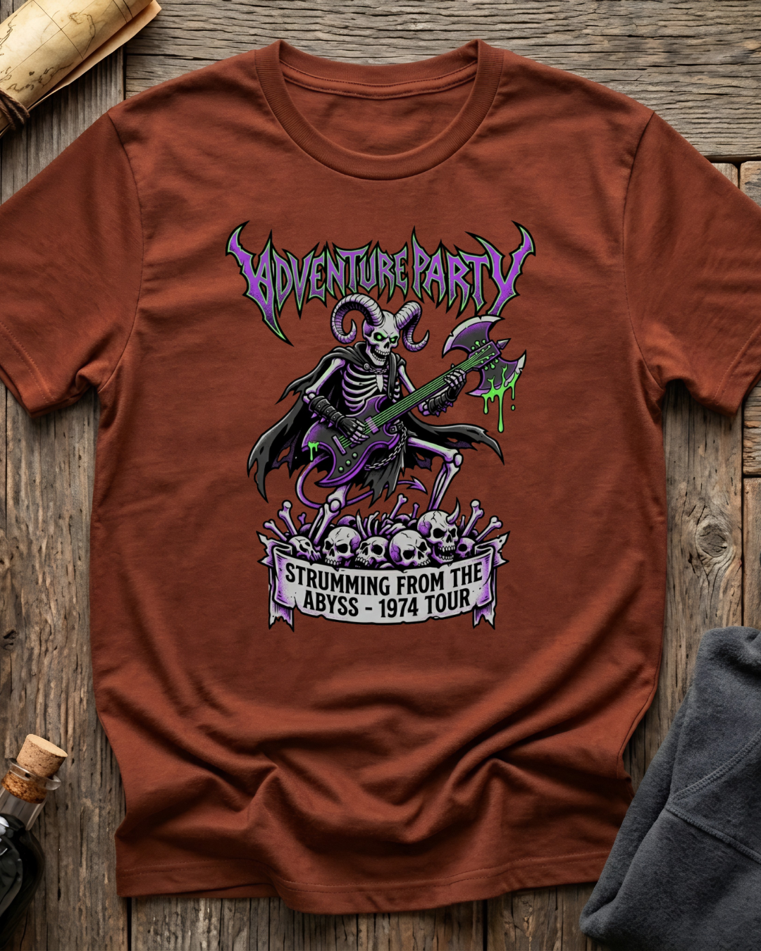 Adventuring Party - Strumming from the Abyss T-Shirt
