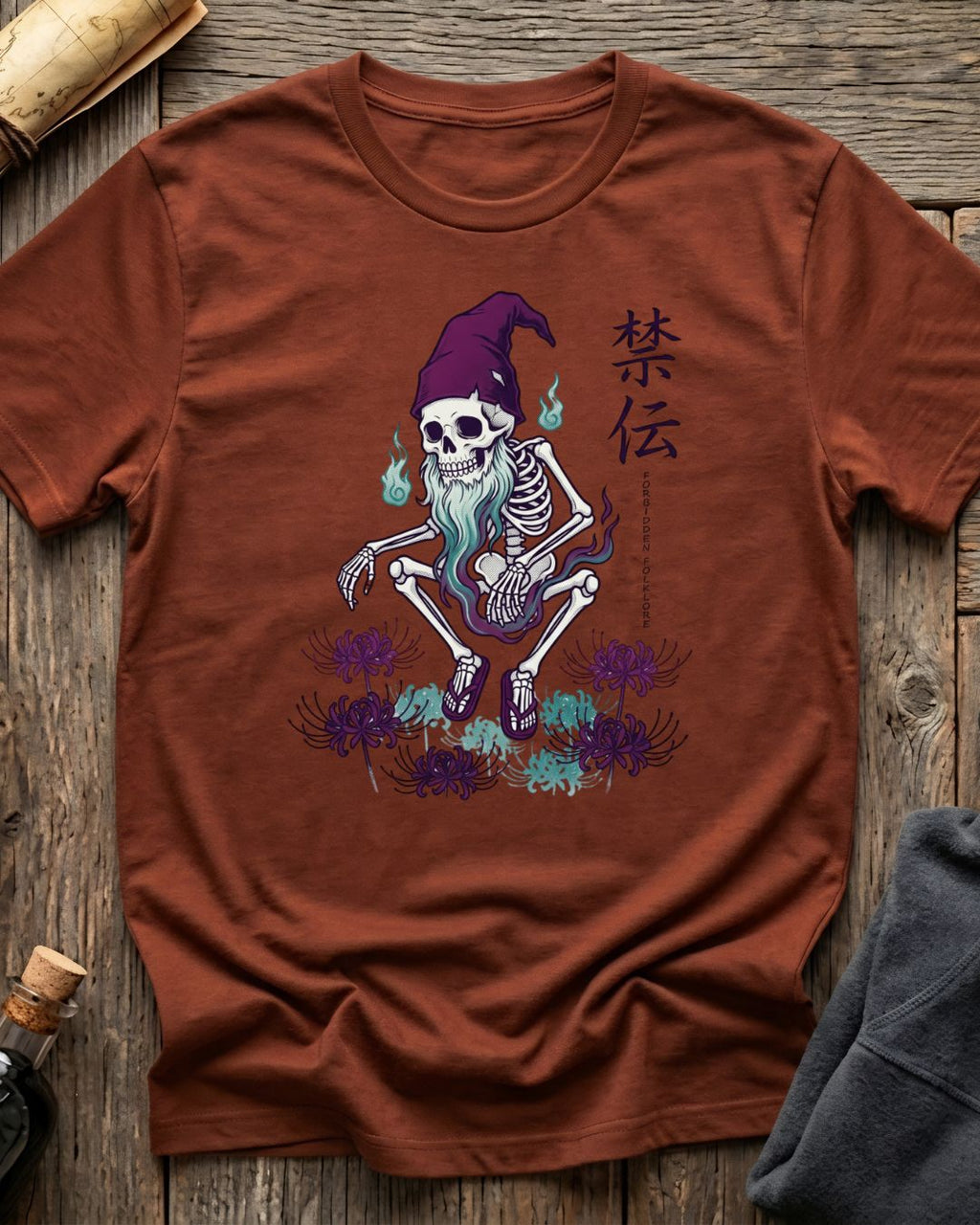 Skeleton Spirit Gnome T-Shirt