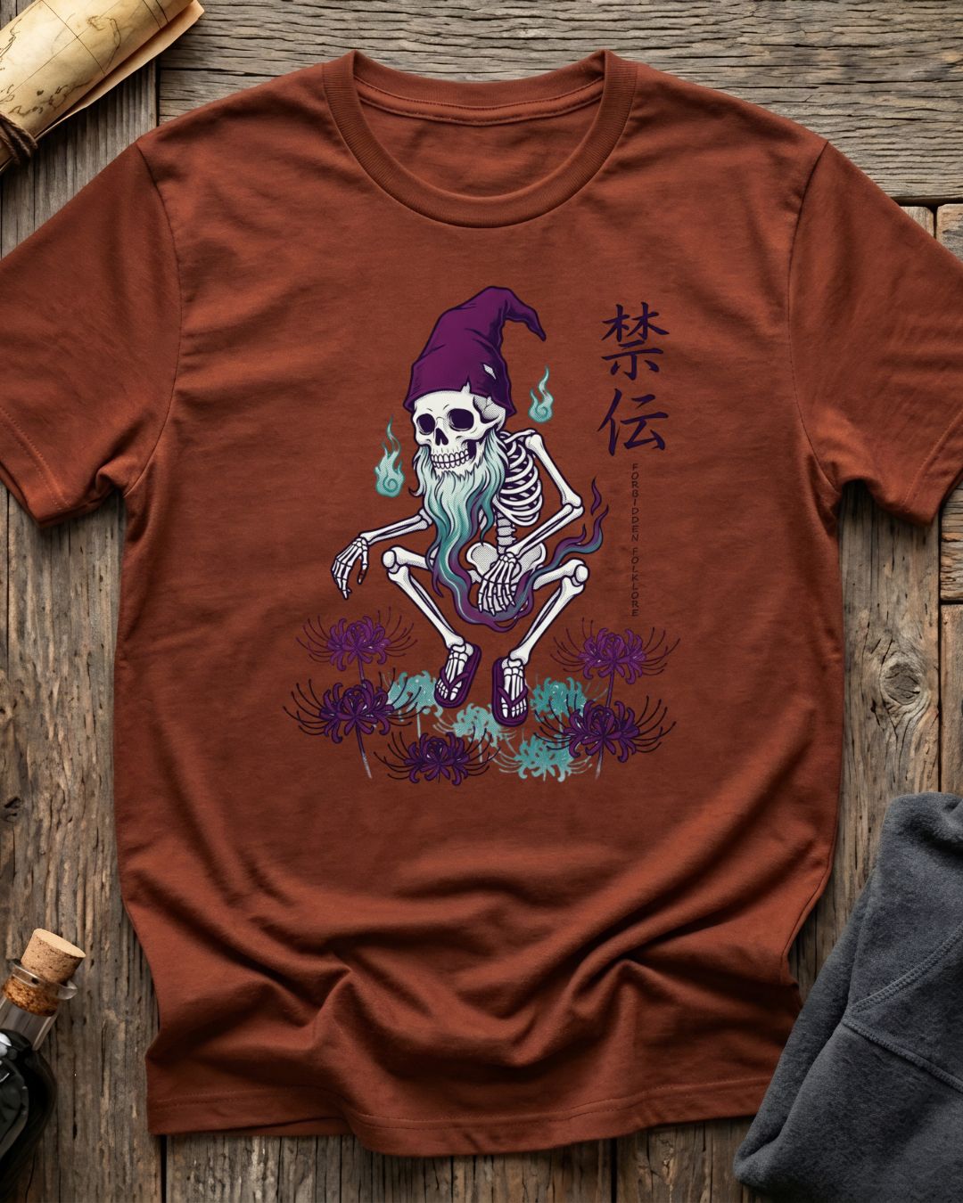Skeleton Spirit Gnome T-Shirt