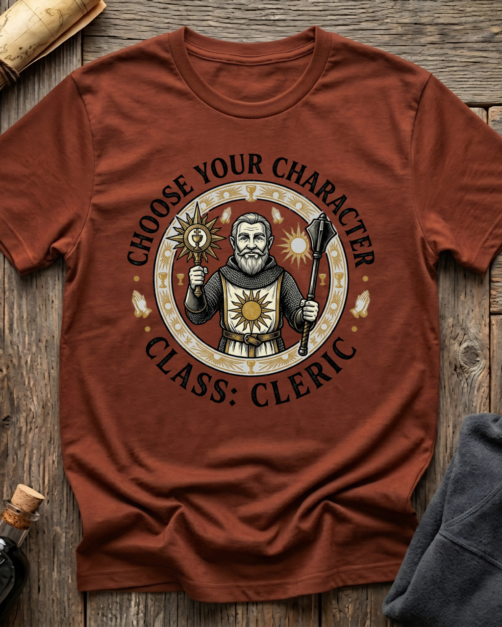 Choose Your Character Class: Cleric T-Shirt