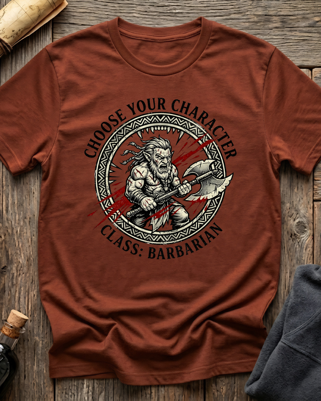 Choose Your Character Class: Barbarian T-Shirt