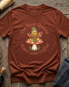 The Best Quests Start With Coffee T-Shirt