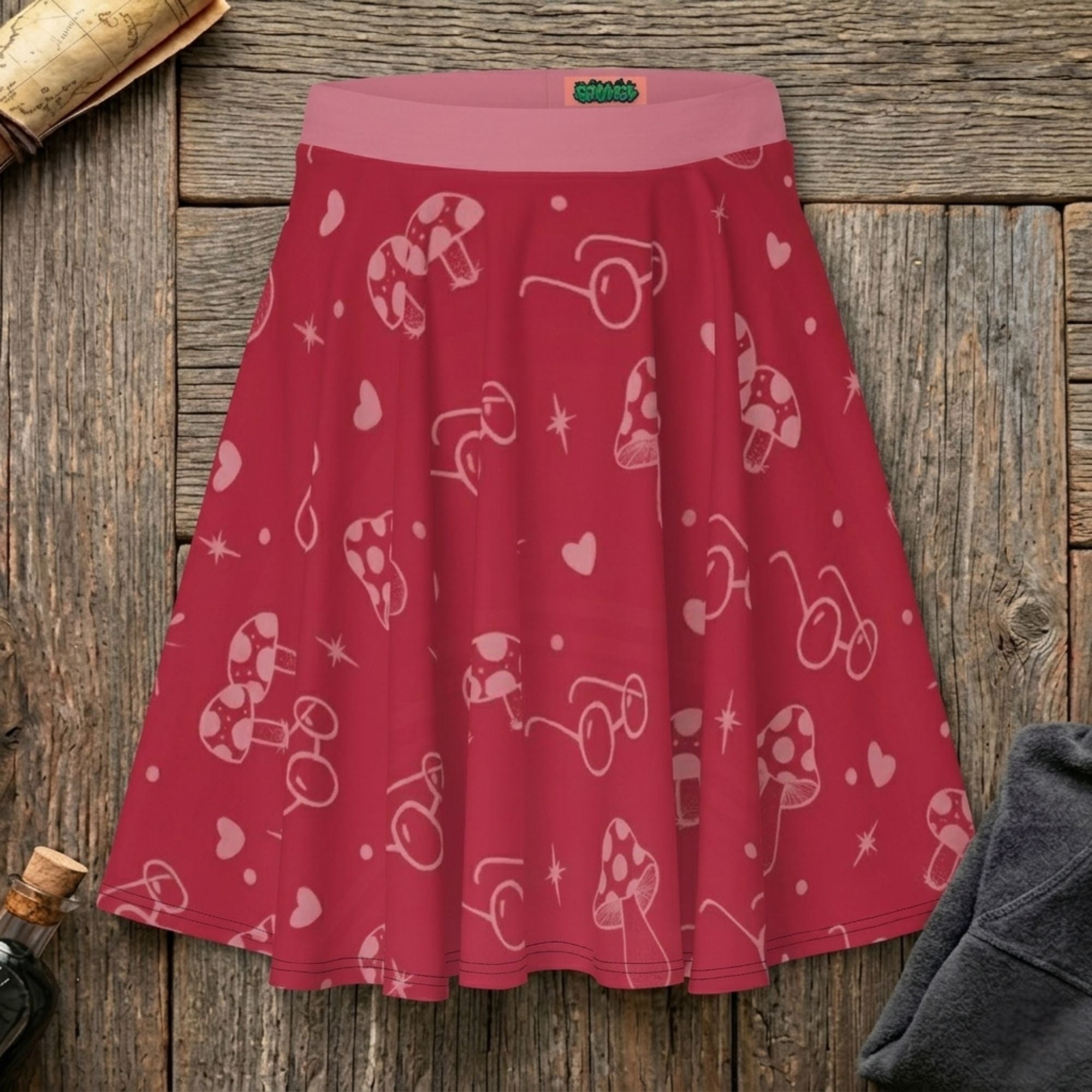 Mushroom Love Skirt