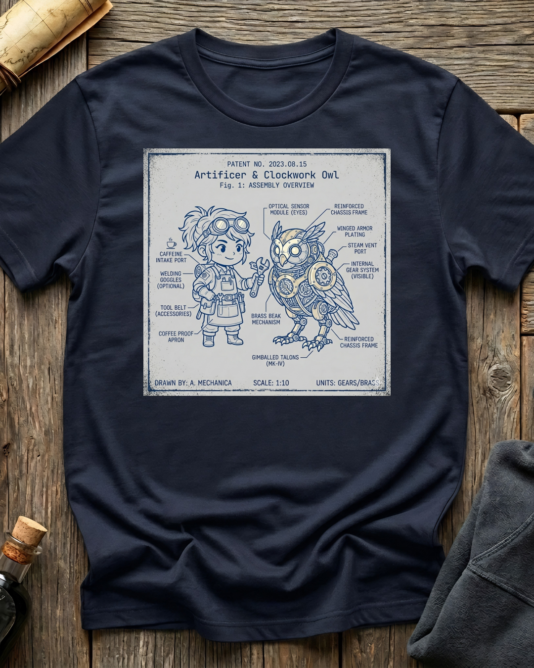 Artificer & Clockwork Owl T-Shirt