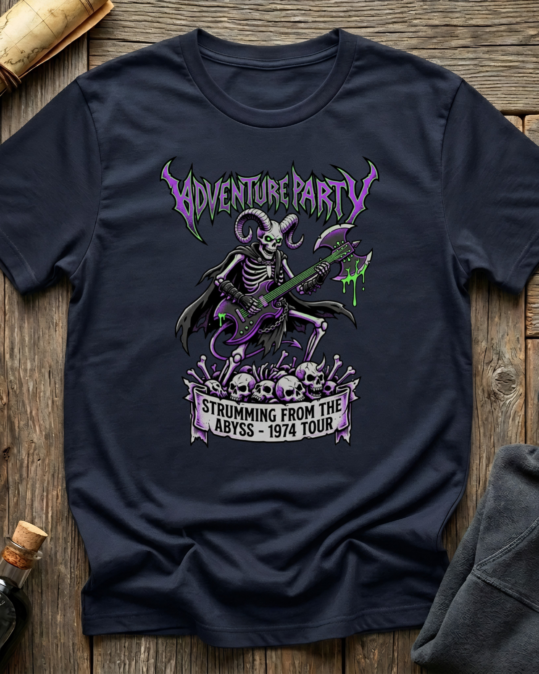 Adventuring Party - Strumming from the Abyss T-Shirt