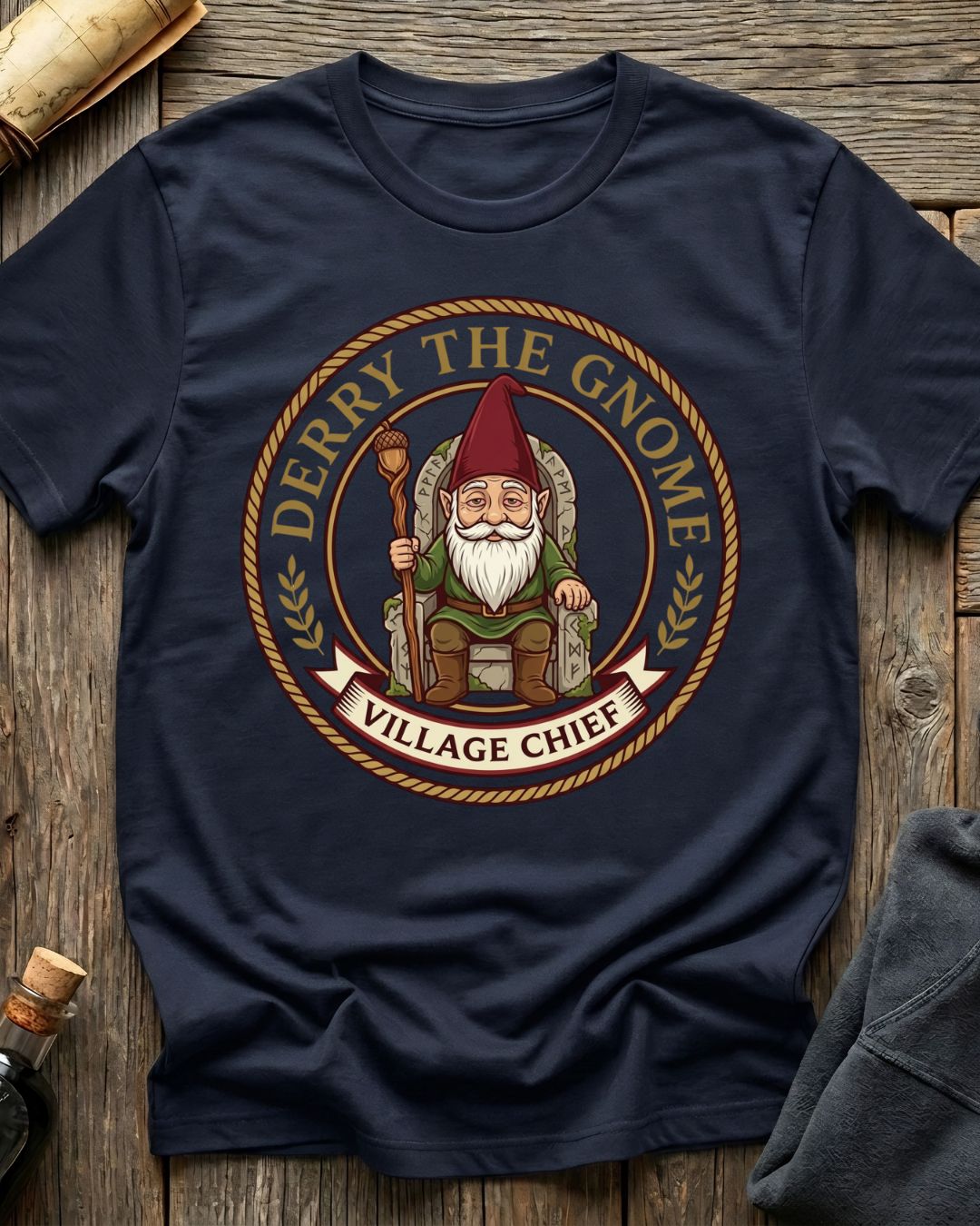 Derry The Gnome Village Chief T-Shirt