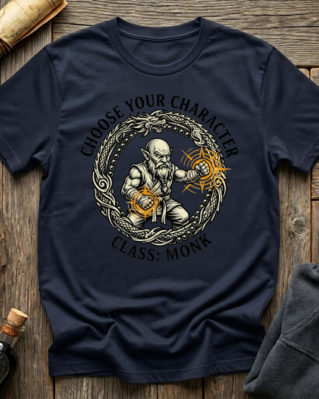 Choose Your Character Class: Monk T-Shirt