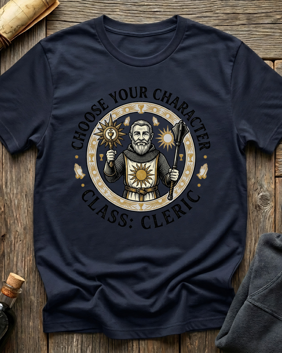 Choose Your Character Class: Cleric T-Shirt