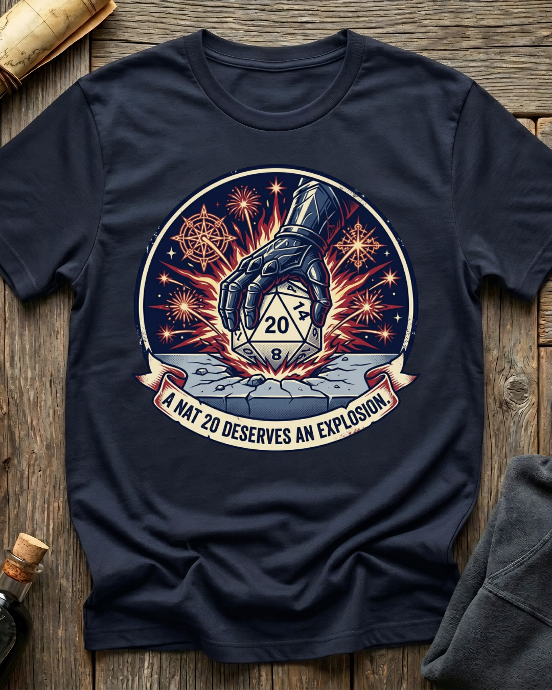 A Nat 20 Deserves An Explosion T-Shirt