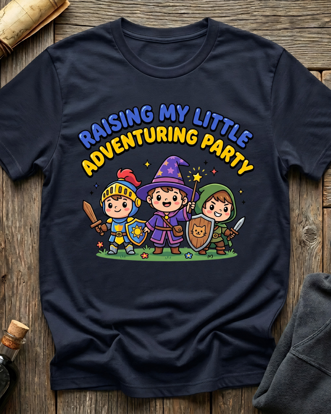 Raising My Little Adventuring Party T-Shirt