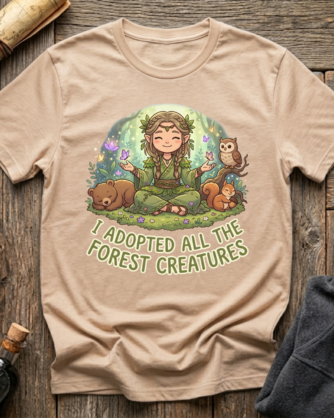 Druid Forest Creatures T-Shirt