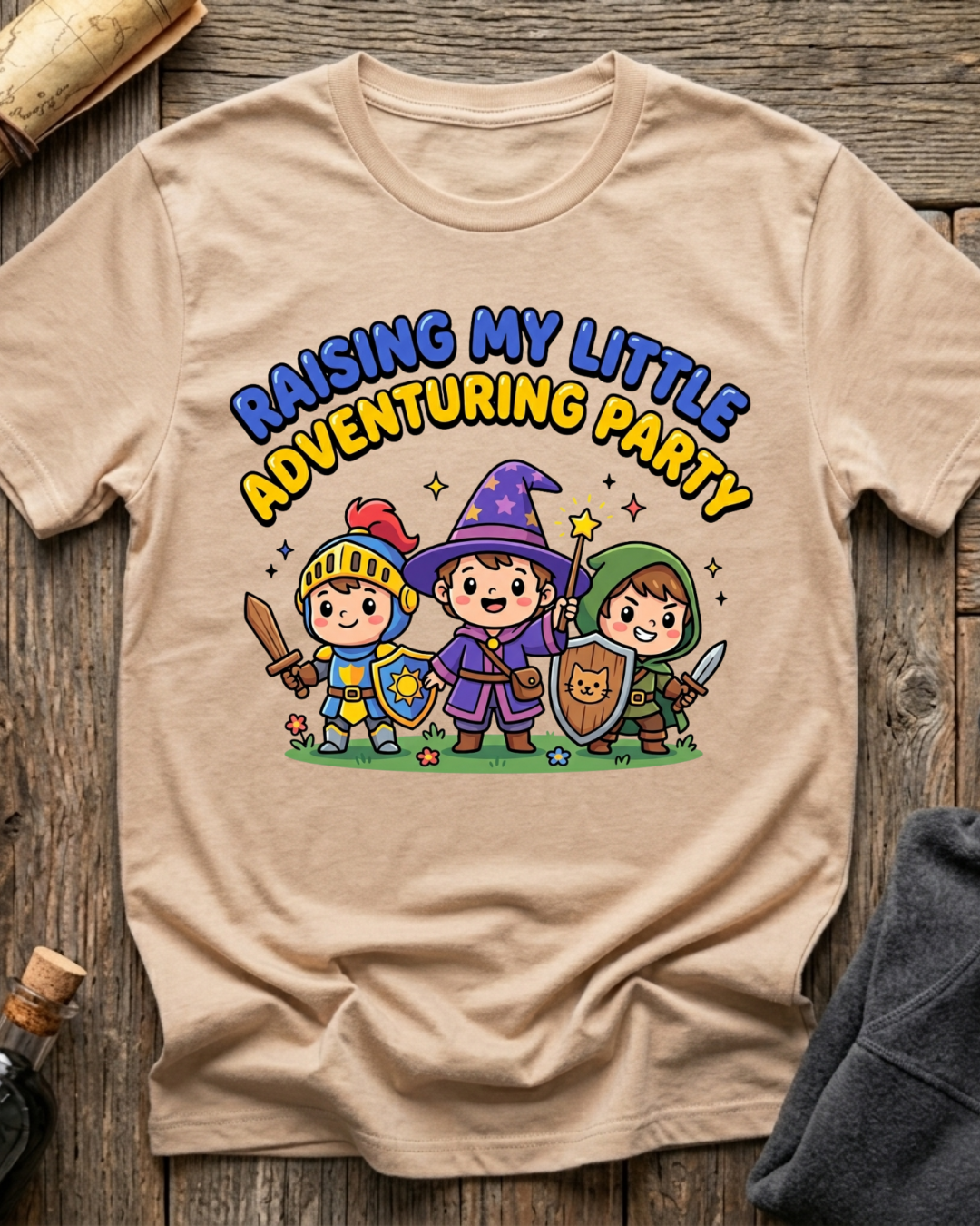 Raising My Little Adventuring Party T-Shirt