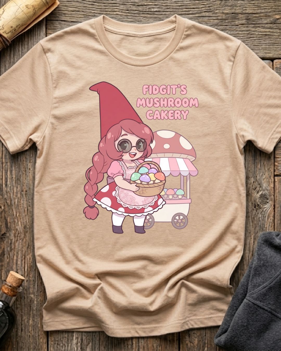 Fidgit's Mushroom Cakery T-Shirt