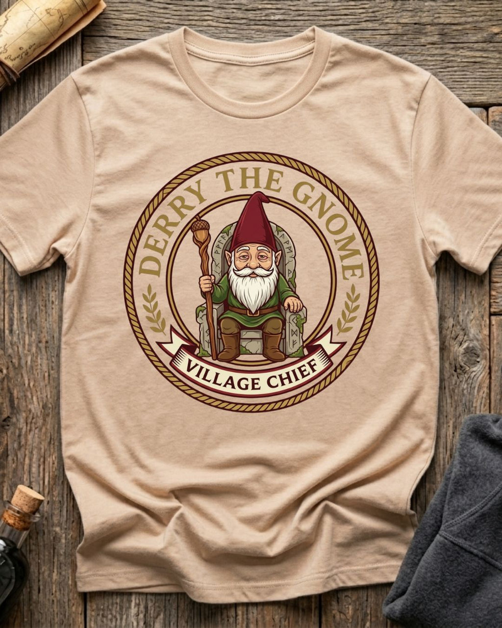 Derry The Gnome Village Chief T-Shirt