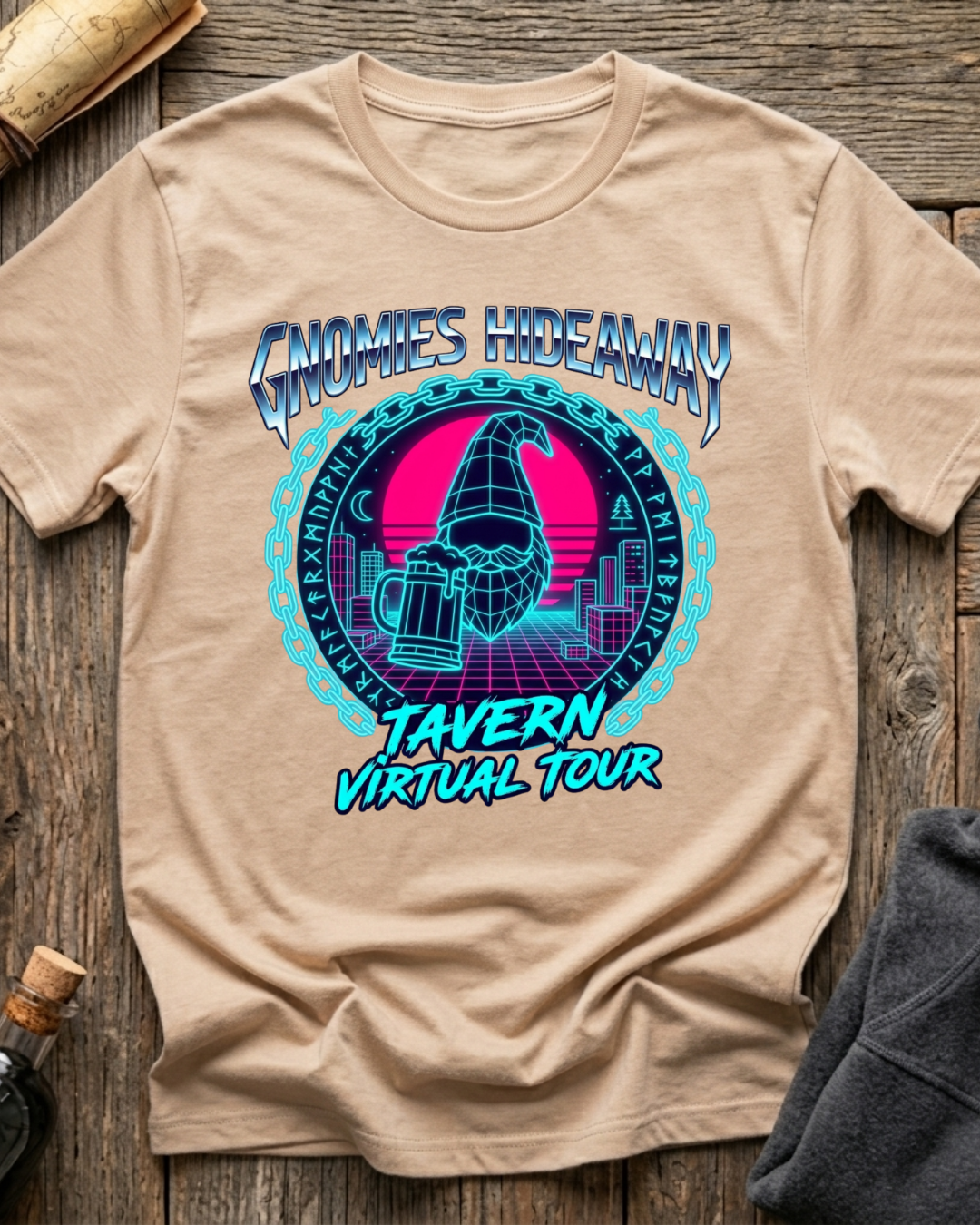 Gnomies Hideaway Tavern Virtual Tour T-Shirt