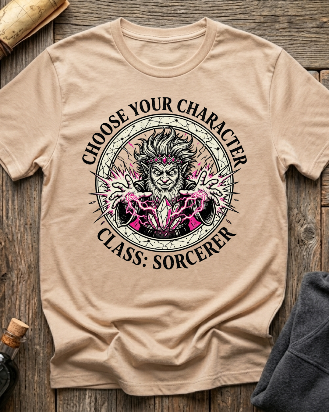 Choose Your Character Class: Sorcerer T-Shirt
